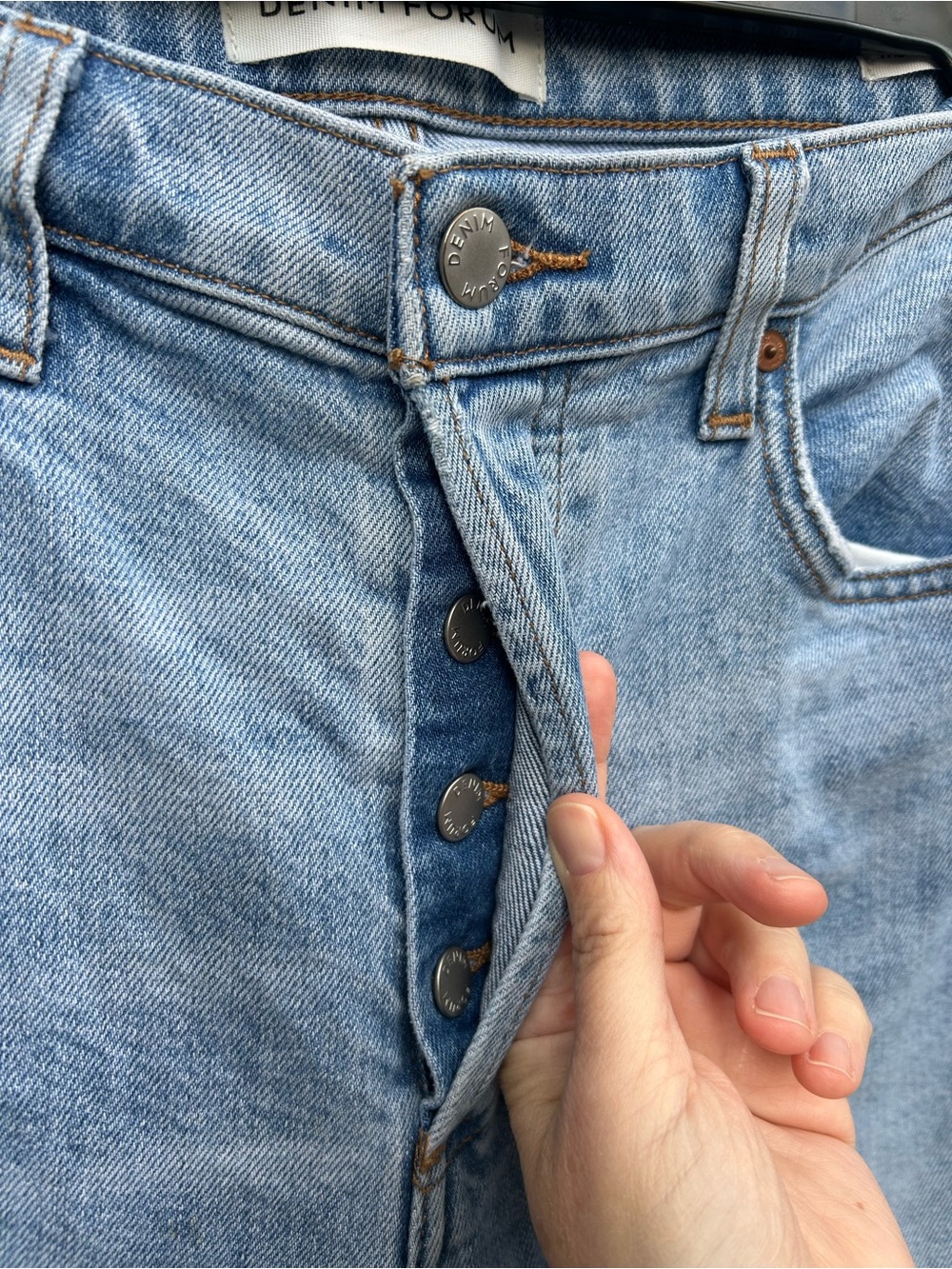 Denim Forum Arlo High Rise Straight, size 30 - Picture 6 of 13